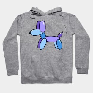 Blue and Purple Balloon Dog Hoodie